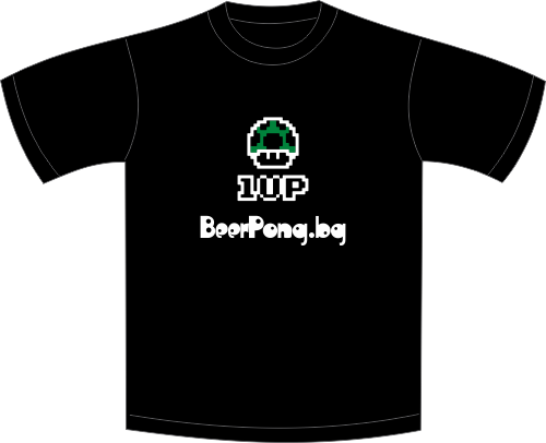BeerPong.bg 1-up T-Shirt
